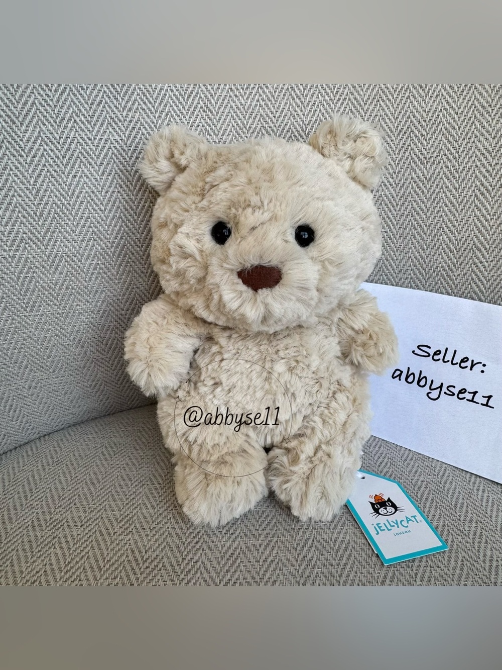 Jellycat Bartholomew Bear Junior - Authentic - Brand New With Tags - Fast Ship